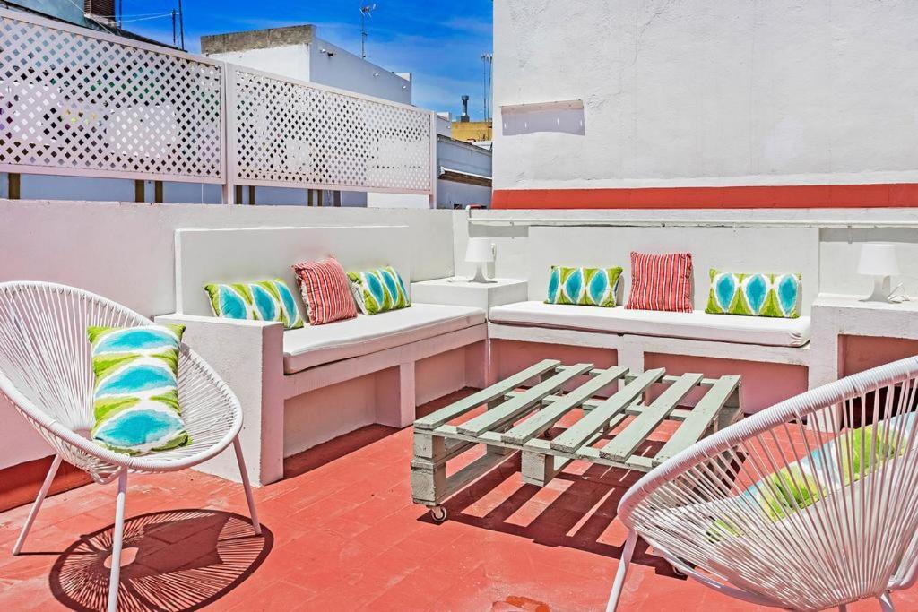 Fam Sevillian Townhouse Villa Sevilla Exteriör bild